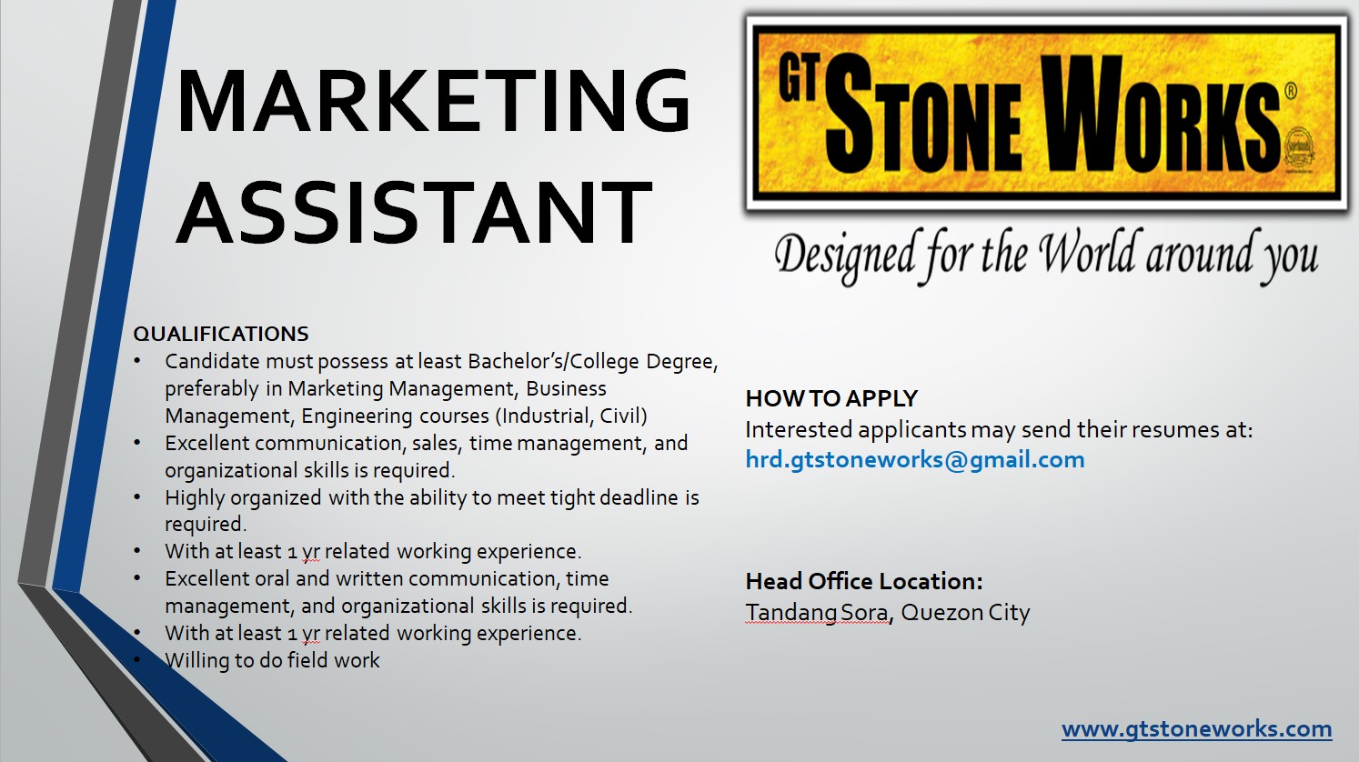 MARKETING ASSISTANT